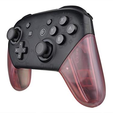 Imagem de Cabo de reposição rosa cereja eXtremeRate para controle Nintendo Switch Pro, capa de mão DIY para Nintendo Switch Pro – controle não incluído