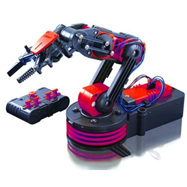 Imagem de OWI Inc Interface de controle remoto sem fio com borda de braço robótica | Sem necessidade de solda | Ampla amplitude de movimento em todos os pontos de pivô | Recurso de luz de busca adicional | Levante 100 gramas