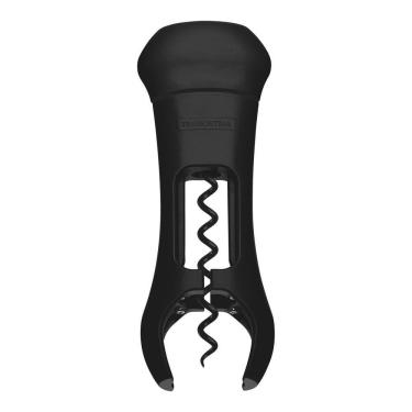 Imagem de Saca-rolhas Corta Lacres Tramontina Harmoniza Abs E Aço Inox Preto