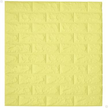 Imagem de Kit 10 Painel 3d Revestimento De Parede Tijolinho Autocolante Lorben