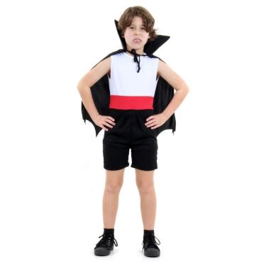 Imagem de Fantasia De Vampiro Pop Infantil Tamanho G