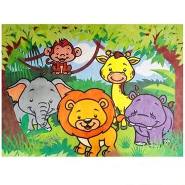 Imagem de Tnt Estampado Safari Floresta - Painel