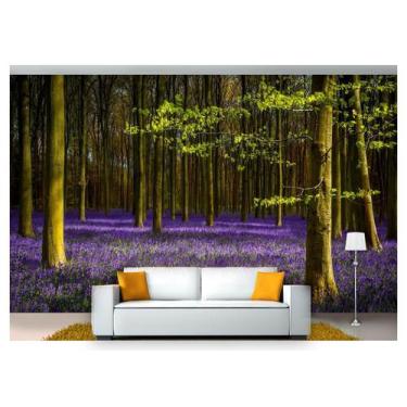 Imagem de Papel De Parede Floresta Natureza Árvores 3D 3M² Xna161 - Você Decpra