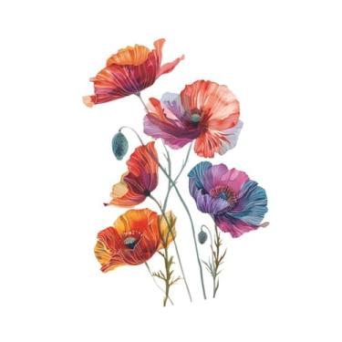 Imagem de Generic Adesivo de parede de flores, papel de parede, adesivo de plantas, de parede para quarto, cozinha, porta e janela