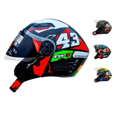 Imagem de Capacete De Moto Aberto FW3 X Open Linha Completa com Diversos Modelos