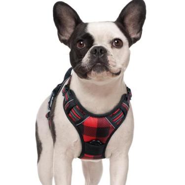 Imagem de Arnês para cães rabbitgoo No Pull, confortável, acolchoado, vermelho, 