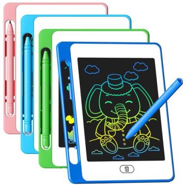 Imagem de Tablet de escrita LCD OMXDG de 6,5 polegadas para crianças, pacote com