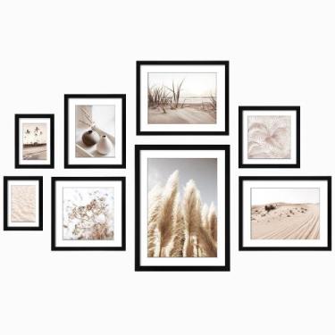 Imagem de Conjunto de molduras para fotos, artístico de Hannah Black, 8 peças, v