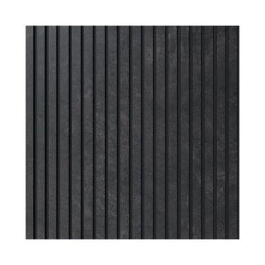 Imagem de Painel Ripado Eva Laminado Autocolante 10cm Urban Black Metro - MeuRod