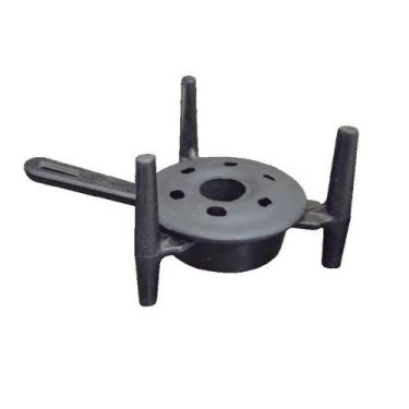 Imagem de Fogareiro De Ferro Fundido A Álcool Para Bifeteiras 15Cm - RIG FUNDIDO