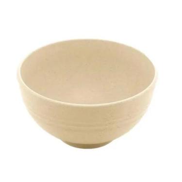 Imagem de Tigela Bowl Fibra de Bambu Ecológico 350ml Sobremesa Sorvete - Fx, Beg