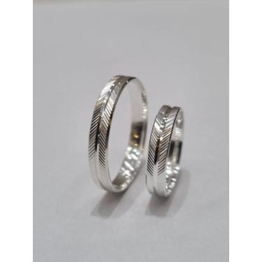 Imagem de Aliança de prata - Joalheria HR, 12