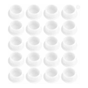 Imagem de Tapa Furo Para MÃ³veis 10mm Kit Com 1000 Unidades Branco(1316 - ferrag