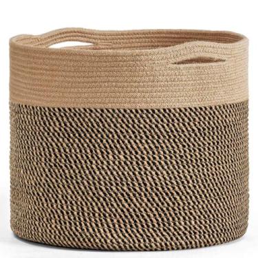 Imagem de Cesta de corda de algodão Goodpick 40x35 cm Grande Armazenamento