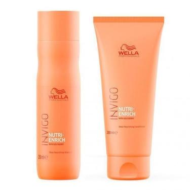 Imagem de Kit Wella Professionals Invigo Nutri enrich Shampoo 250ml + Condiciona