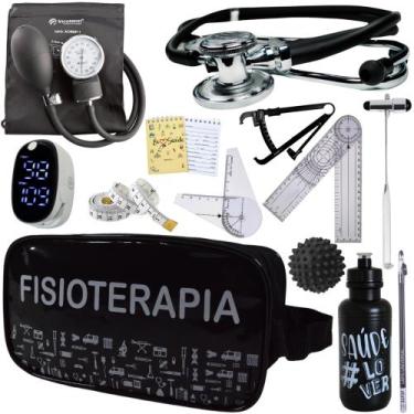 Imagem de Kit Fisioterapia Maleta Goniometro Martelo Buck Completo - Love Saude,