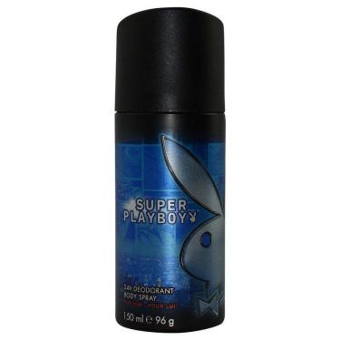 Imagem de Água de Cheiro Masculina Playboy Super Spray Corporal 150ml