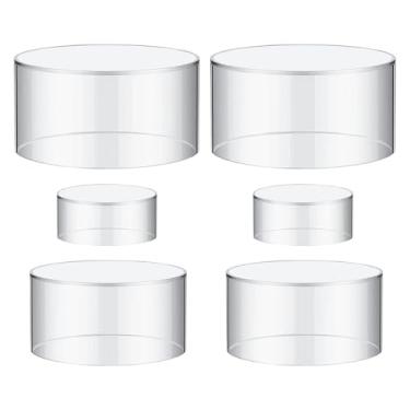 Imagem de predolo Organizador de Joias em Acrílico Transparente para Buffet, Conjunto de 6 Peças, Caixa para Guardar Joias E Exibir Pulseiras, Ideal para Eventos E Fest