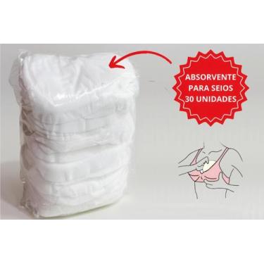 Imagem de Absorvente Para Seios Com 30 Unidades Macio Suave - NoBrand