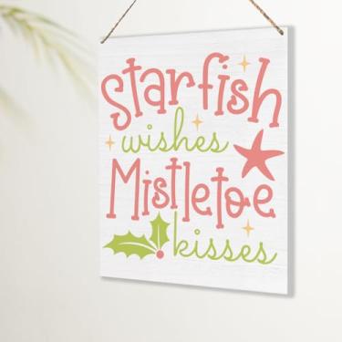 Imagem de Placa de decoração de Natal litorânea, decorações de Natal, presentes para mulheres e homens, amantes da praia, fofo, decoração de parede, para casa, escritório, cozinha, quarto, banheiro