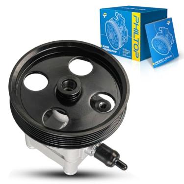 Imagem de PHILTOP Bomba de direção hidráulica 215188 com polia, adequada para 2005-2009 S60, 2005-2007 XC70/V70, substitui OE 21-5188, 215188, 8603759, 36002539, 30741789, 312259. 02933, 8251957, KS01000069