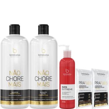 Imagem de Borabella Kit Não Chore 2x1 Litro + SOS Reconstructor 240ml
