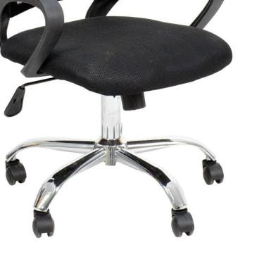 Imagem de Cadeira De Escritório Mesh Diretor Com Sistema Relax Giratoria New Java - Preto