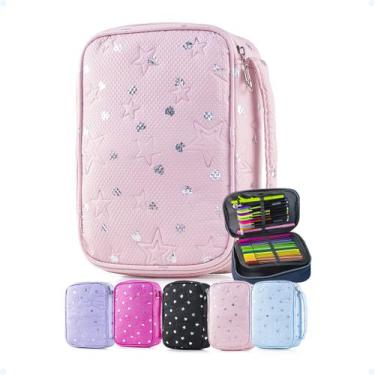 Imagem de Estojo Escolar Grande Box Organizador Divisória Lápis Caneta - Hxt, Ro