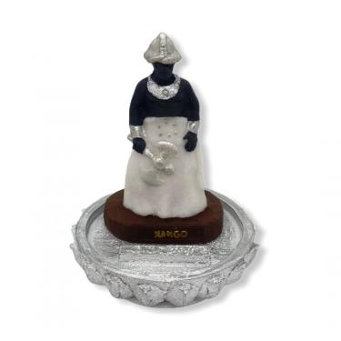 Imagem de Incensário Orixá Xangô 3 Varetas 12cm Resina-Escolha a Cor