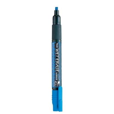 Imagem de Marcador Giz Liquido Wet Erase Azul Pentel
