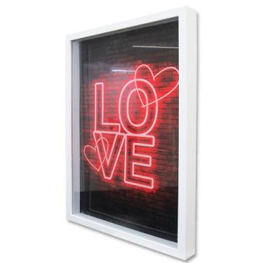 Imagem de Quadro Cofre Porta Objetos Love - TaColado