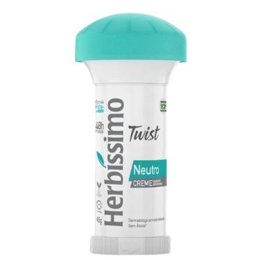 Imagem de Desodorante Antitranspirante Herbíssimo Twist Neutro 45g - Dana Cosmét