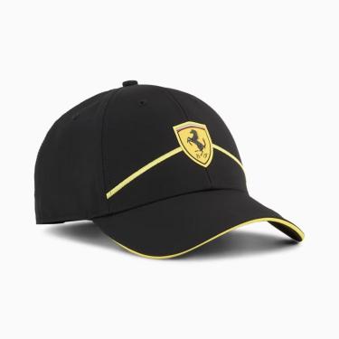 Imagem de Boné Puma Ferrari Race Baseball Aba Curva Ajustável Preto-Unissex