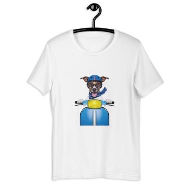 Imagem de Camiseta Camisa Infantil Unissex - Dog Piloto Animal