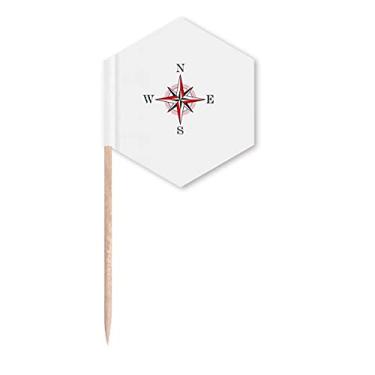 Imagem de Bandeiras de palitos de palito com direção de posicionamento da bússola sudeste para festa