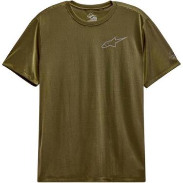 Imagem de Camiseta Alpinestars Pursue Performance Ss Verde Militar