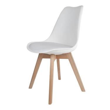 Imagem de Cadeira Saarinen Wood Branca