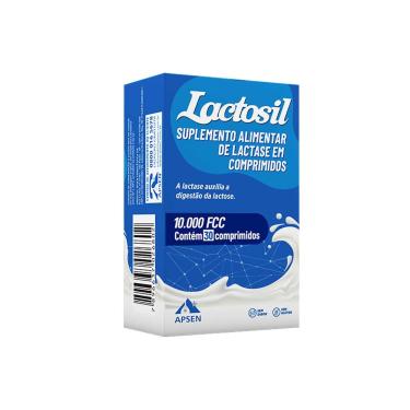Imagem de Lactosil 10.000 FCC Lactase 30 tabletes Apsen 30 Tabletes