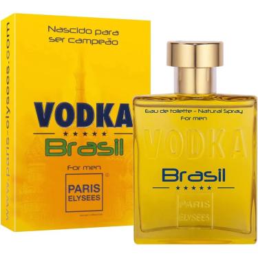 Imagem de Perfume Masculino Vodka Brasil Yellow Paris Elysees Eau De Toilette 100Ml