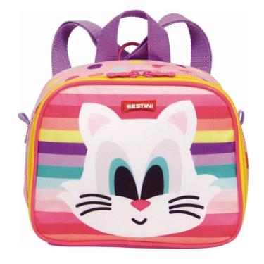 Imagem de Lancheira térmica cat gatinha escolar infantil merendeira