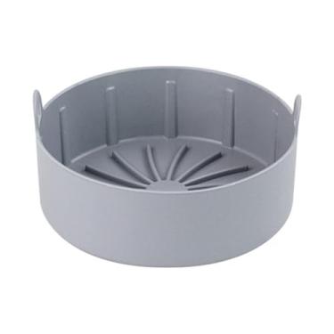 Imagem de Frigideira de silicone para Air Fryer, Substituição para forros de papel, Tapete para Air Fryer de cozinha, Micro-ondas, Frigideira de silicone, Cesta para pão, Material de silicone seguro p