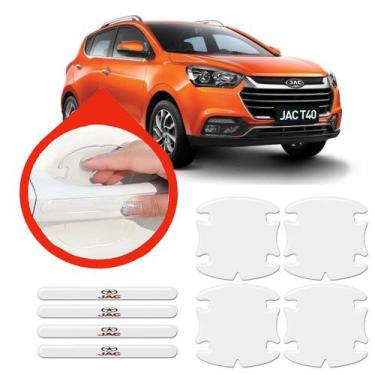 Imagem de Kit Protetor Maçaneta Silicone Jac J3 J5 J6 T5 T6 e T40 - RVT