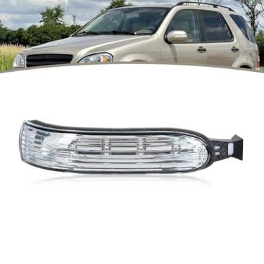Imagem de JESYMBX Luz de seta do espelho de porta para Mercedes ML-Class W163 2002-2005 1638200521 1638200421 direita