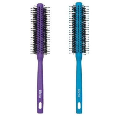 Imagem de Escova De Cabelo Ricca Redonda 183 - Cores Sortidas
