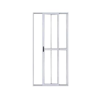 Imagem de PORTA SACADA 2 FOLHAS 210x120 COM TRINCO BRANCO LINHA 20 NORMTIZADA - 