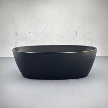 Imagem de Banheira Luxo Freestanding Imersão Viena 170 Preto 1,7m PEX