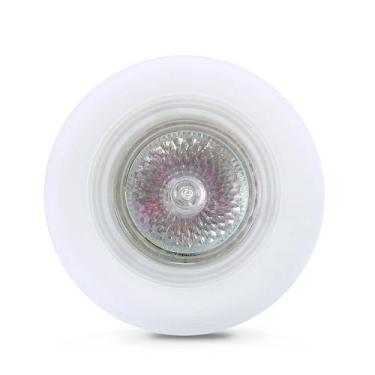 Imagem de Spot Dicroica Vidro Redondo (Com Lampada) - Home Line, Branca, 220V