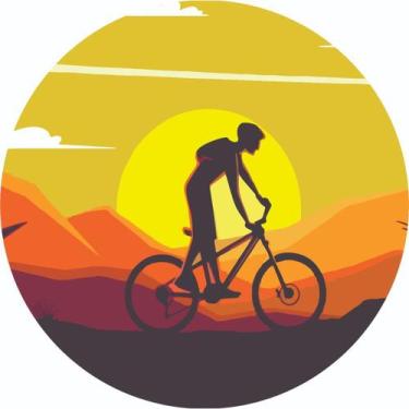 Imagem de Painel Festa Redondo C/ Elástico 1,50m Bicicletas - Fadrix