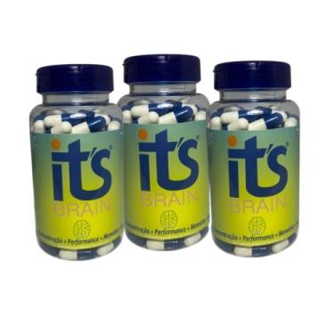 Imagem de Kit 3 Potes De Suplemento Alimentar Cérebro - It's Brain