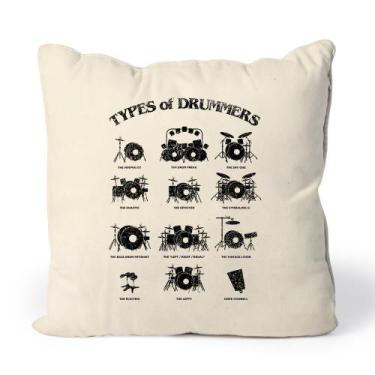 Imagem de Almofada Types Of Drummers Studio Geek